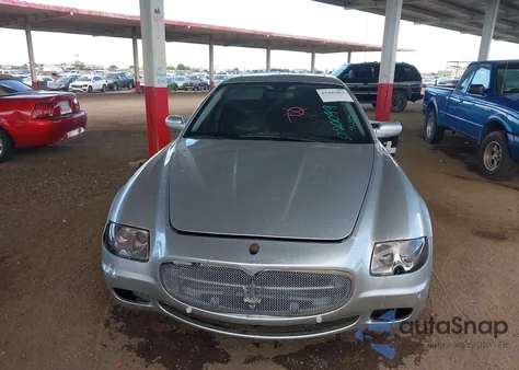 2005 Maserati Quattroporte из США, поврежденный, VIN ZAMCE39A250020099